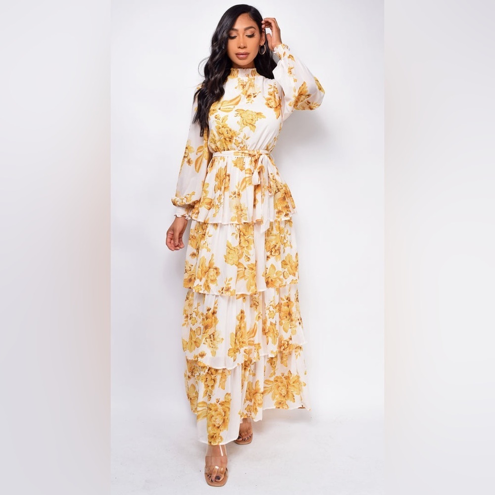 Flying Tomato Floral Maxi Dress Women’s Small
